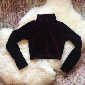 velvet turtleneck from TOBI